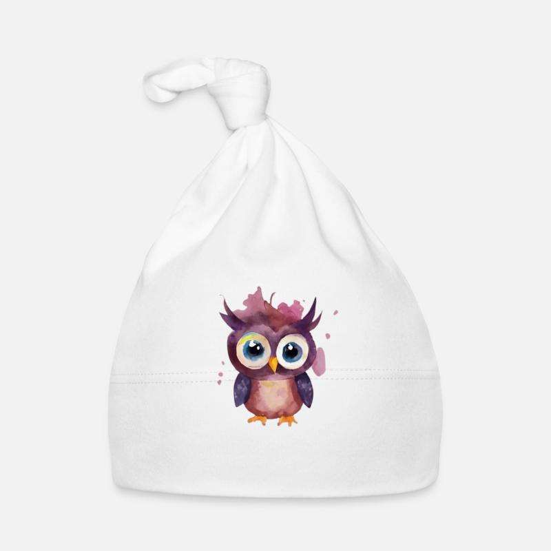 Kunsteule Baby Bio-Mütze