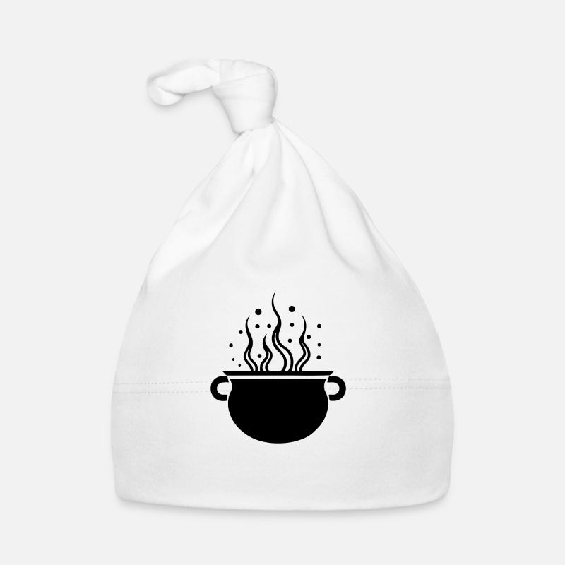 Cauldron Magical Witch Halloween Organic Baby Cap