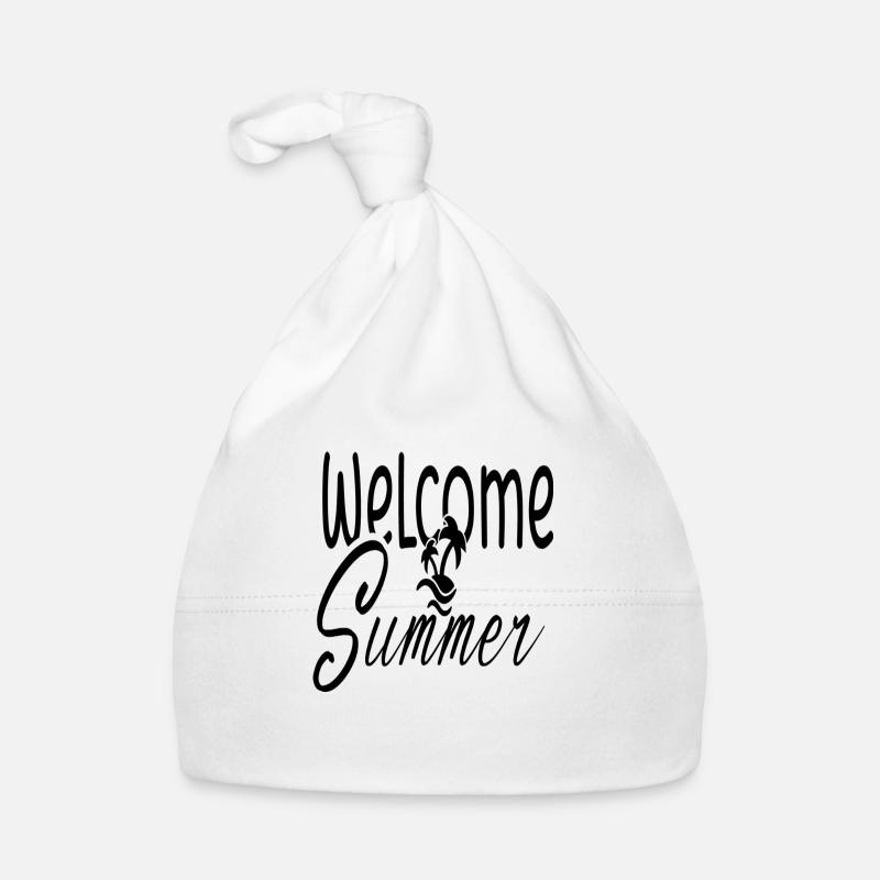 Welcome Summer Organic Baby Cap