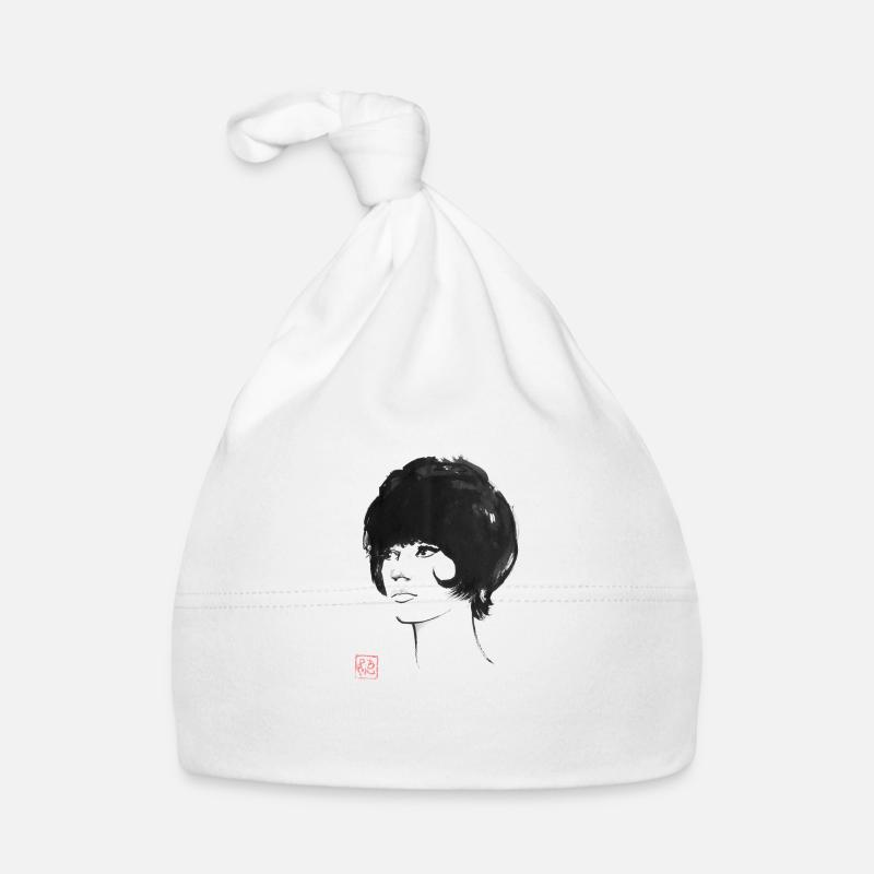 60's hair cut Organic Baby Cap