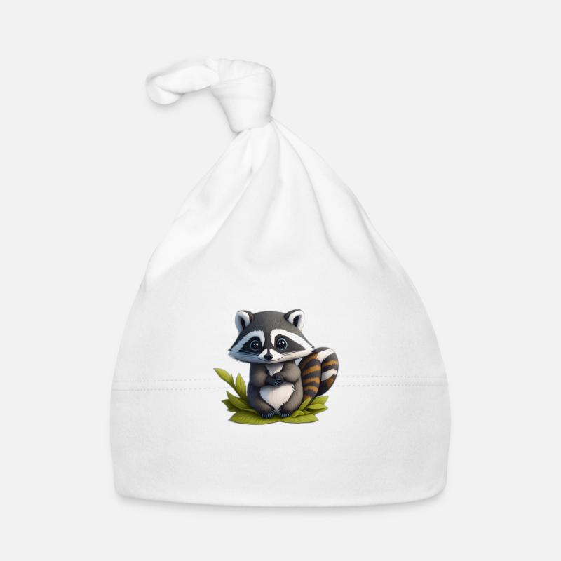 Kleiner Waschbär Baby Bio-Mütze