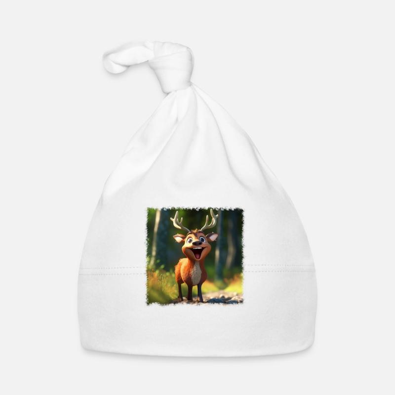 cerf doux Bonnet bio Bébé