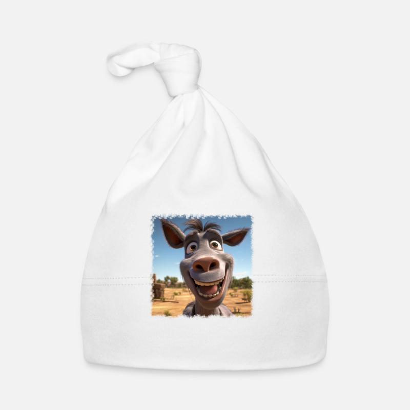 âne fou Bonnet bio Bébé
