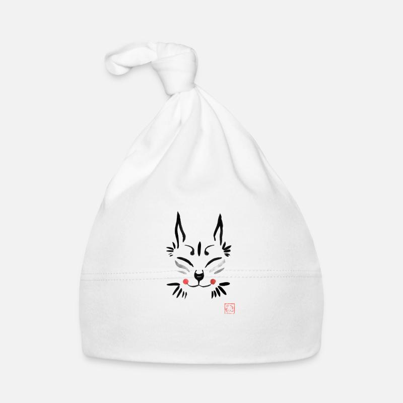 Kitsune Maske Baby Bio-Mütze