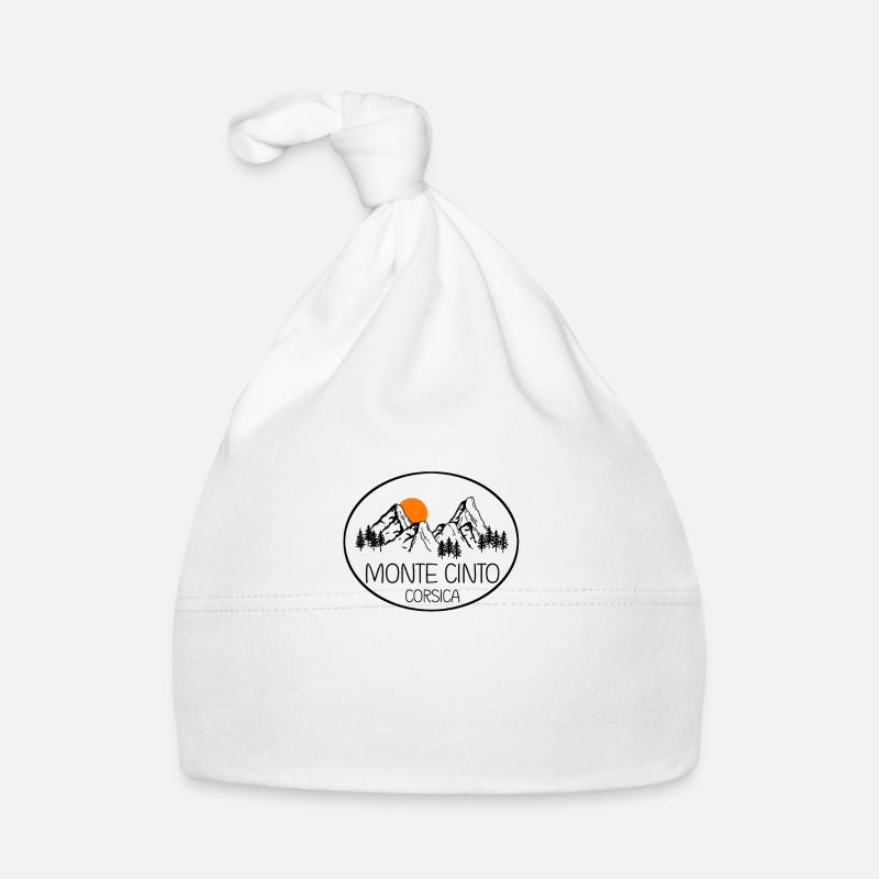 Monte Cinto Corse - Bonnet bio Bébé - blanc