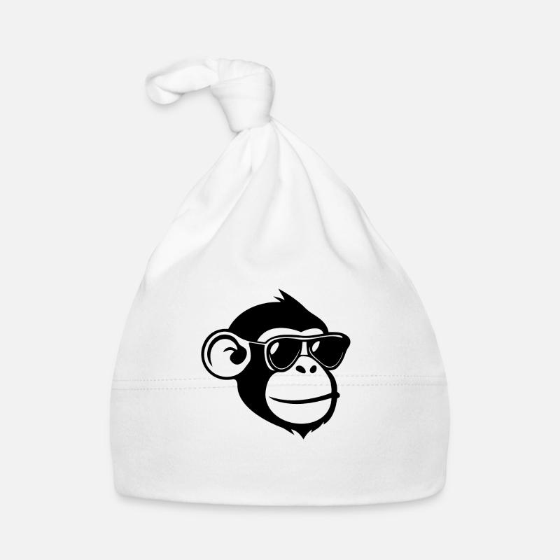 Singe Singe Visage de Singe Jungle Bonnet bio Bébé