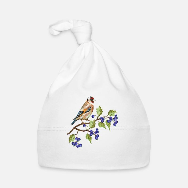 Oiseau coloré Bonnet bio Bébé
