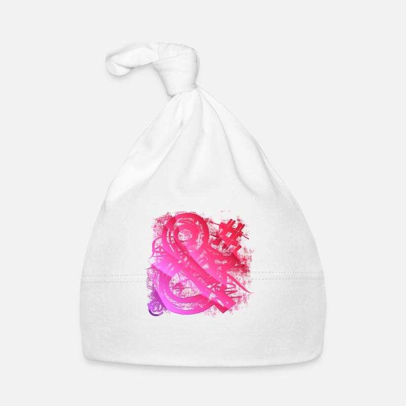 Graffiti-Stil Splash Hip Hop Farben Maler Farbe Baby Bio-Mütze