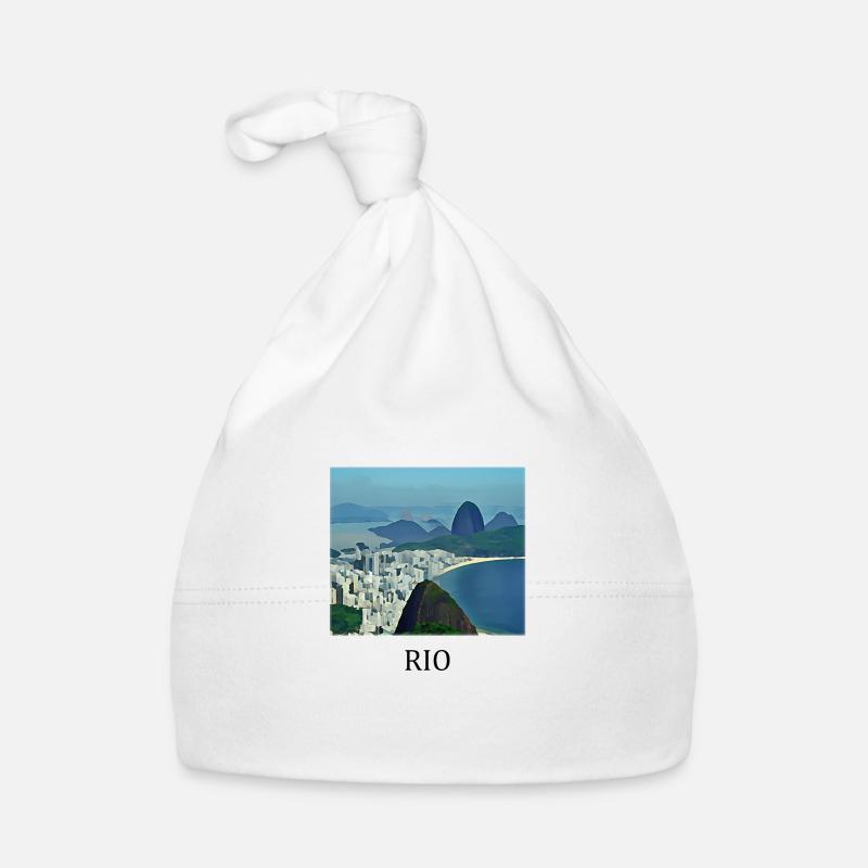 Rio de Janeiro - Bonnet bio Bébé - blanc