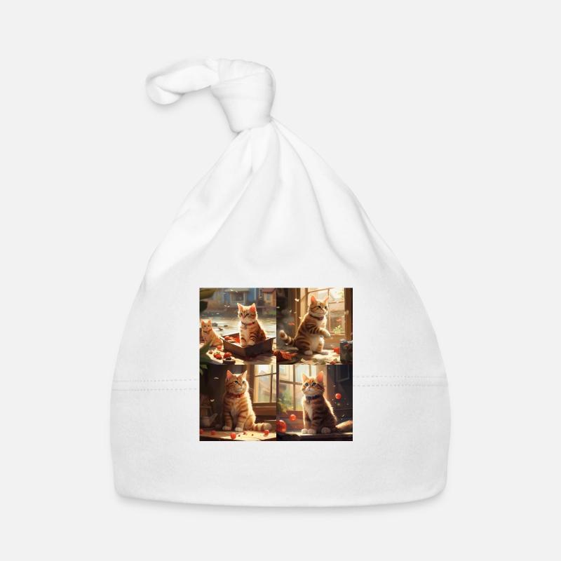 Sweet Cat Baby Bio-Mütze