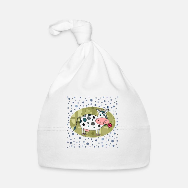 Cow Organic Baby Cap