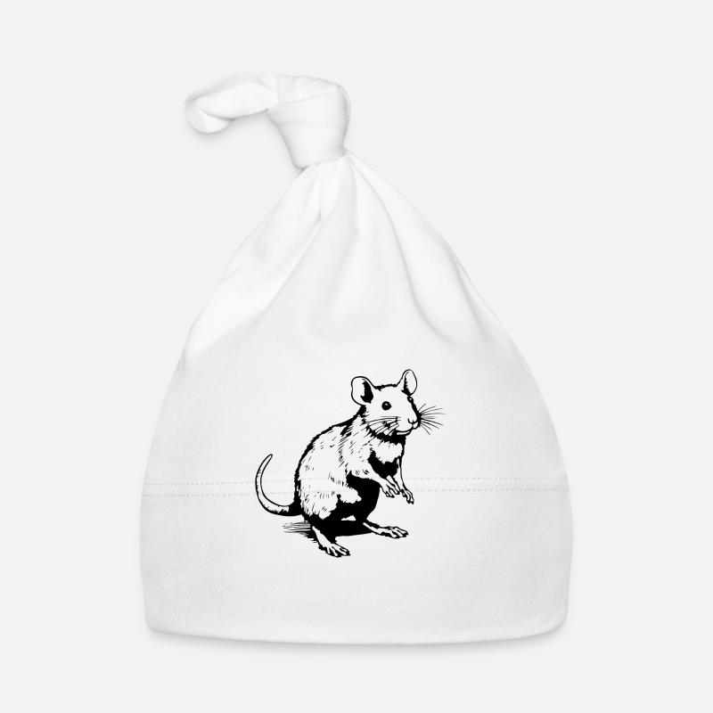 Rat, Mouse, Rodent, Rats Organic Baby Cap