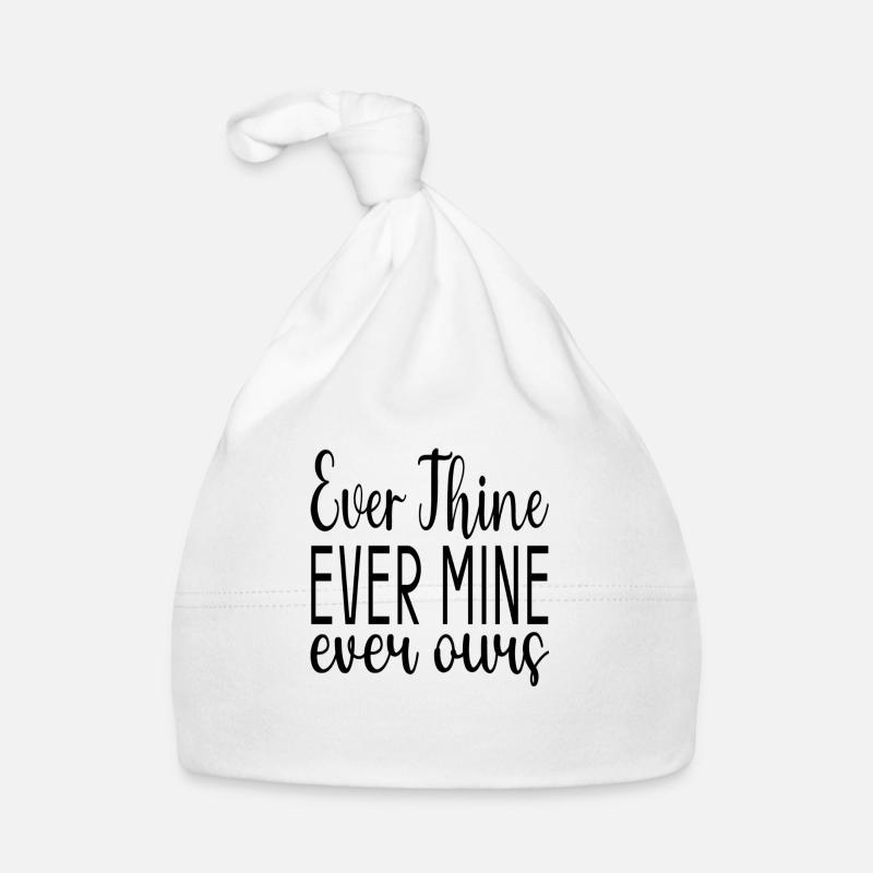 Ever Thine Ever Mine Ever Ours Baby Bio-Mütze