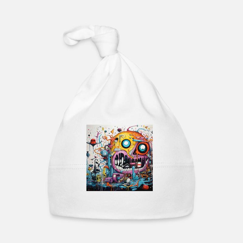 Monster Doodle 4 Bonnet bio Bébé