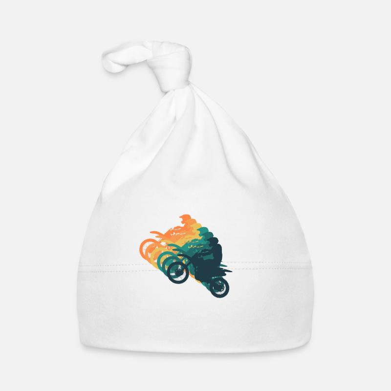 Retro motorcycle Organic Baby Cap