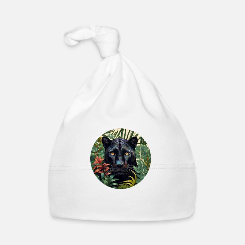 Panthère noire Bonnet bio Bébé
