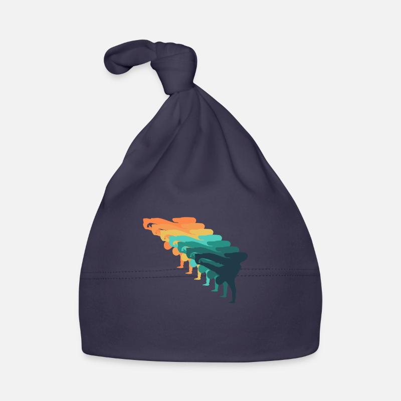 Retro breakdance Organic Baby Cap