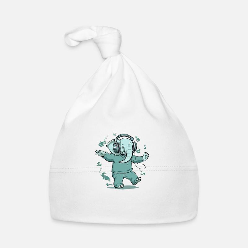 Bambo der tanzende Elefant Baby Bio-Mütze