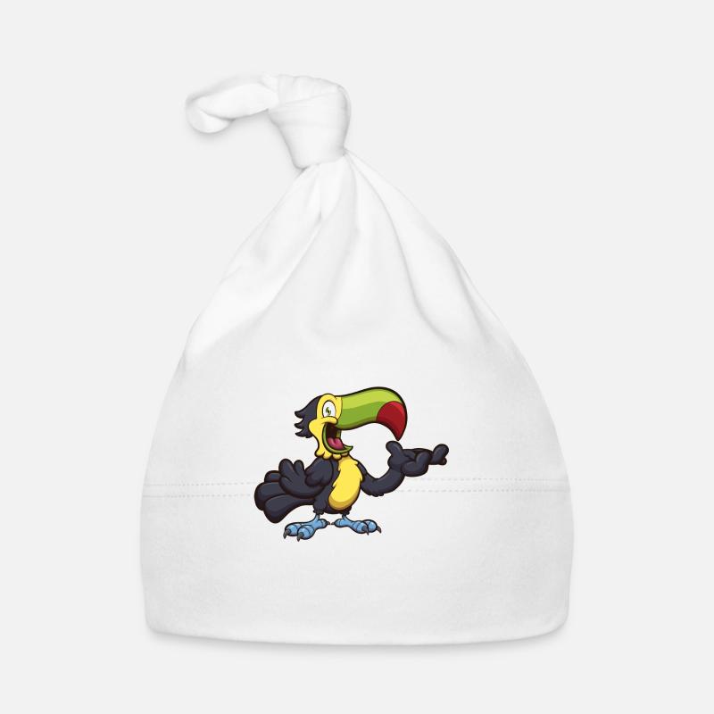 Dessin animé mignon Toucan Bonnet bio Bébé