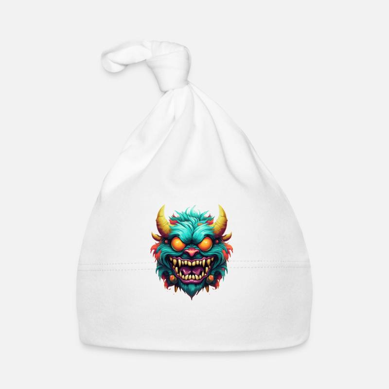 Evil Monster Organic Baby Cap
