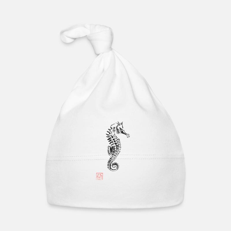 Seepferdchen Baby Bio-Mütze