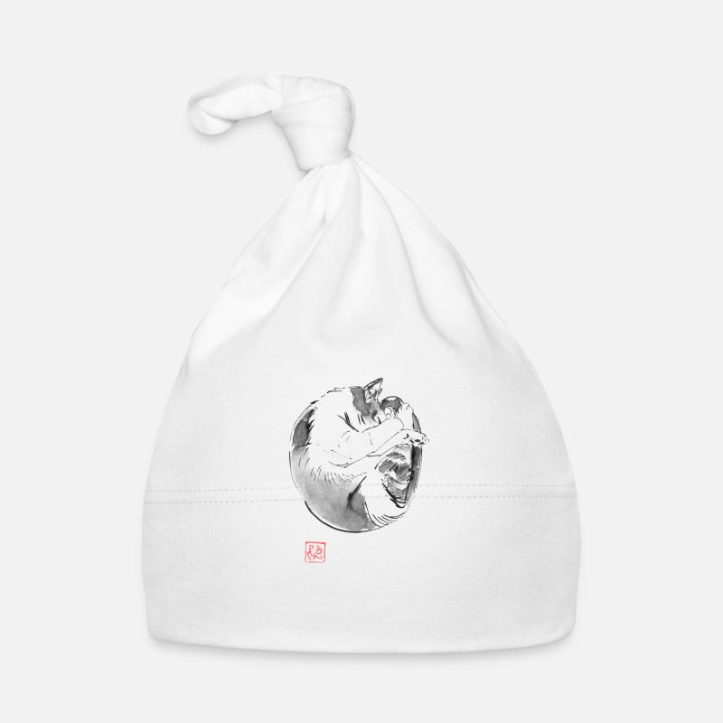 Runde Katze Baby Bio-Mütze