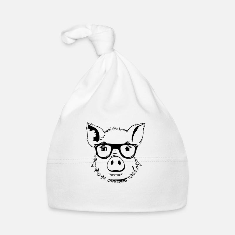 Pig Piggy Sow Organic Baby Cap