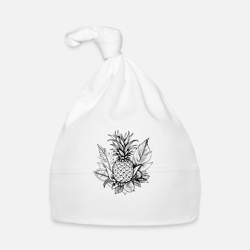 Pineapple Organic Baby Cap