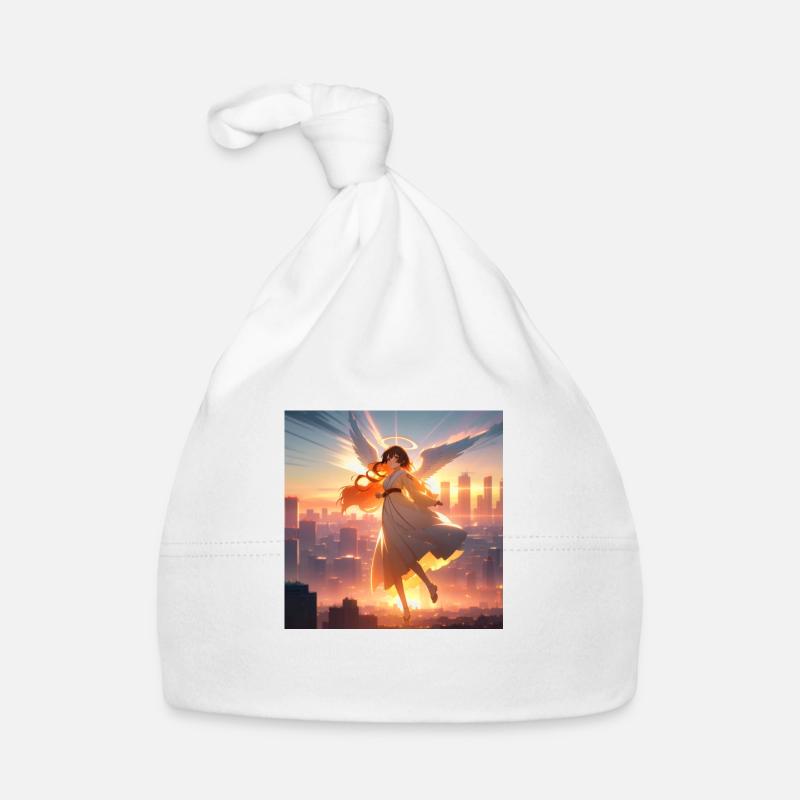 Engel im Himmel Baby Bio-Mütze