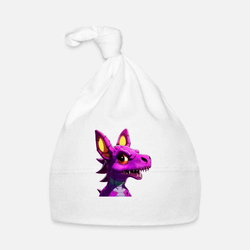 lila dragon Baby Bio-Mütze