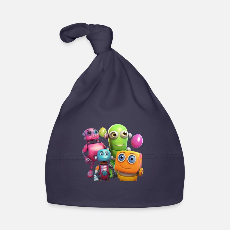 Robo Buddies: Fun-Filled Adventures Organic Baby Cap