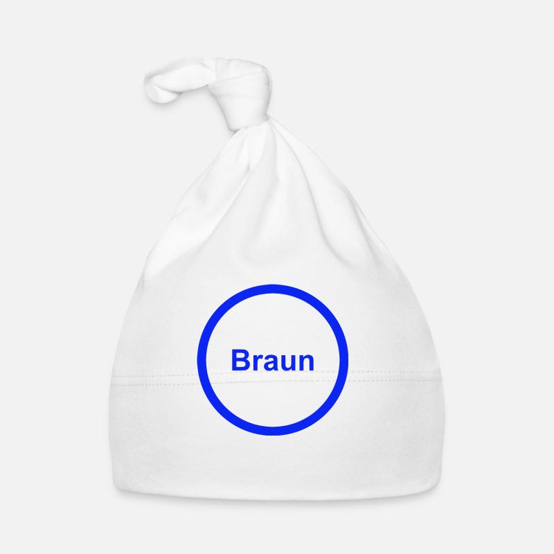 Braun Baby Bio-Mütze