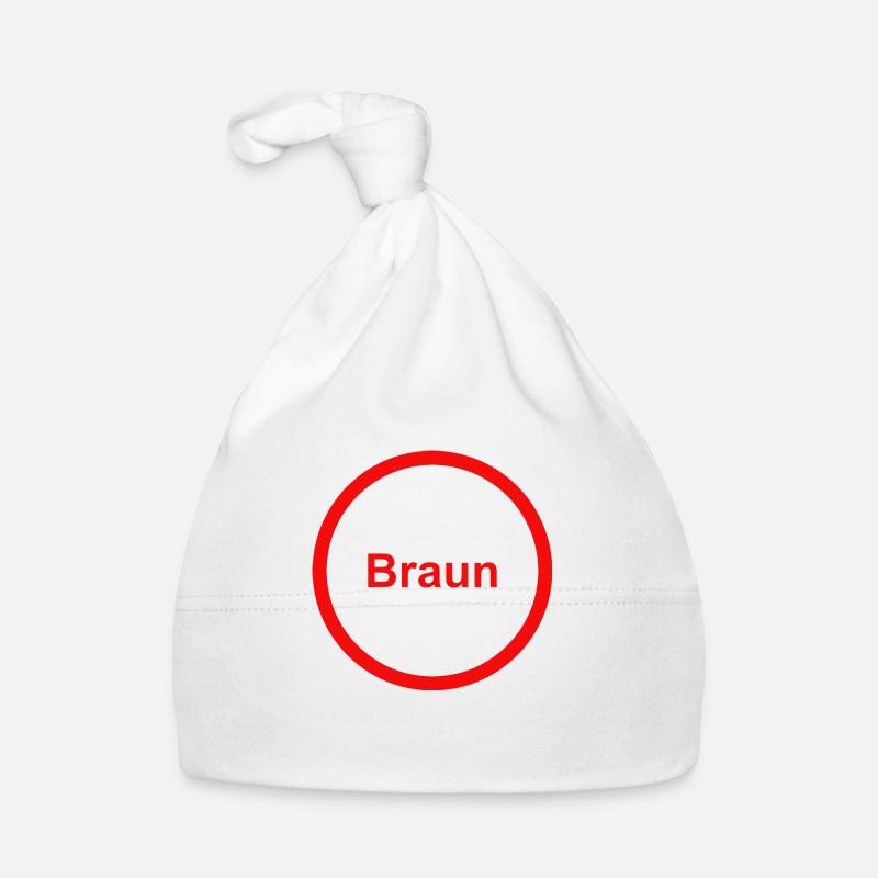 Braun Baby Bio-Mütze