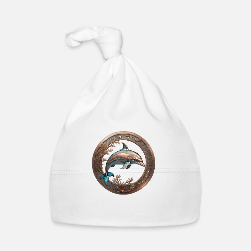 The Bronze Dolphin Organic Baby Cap