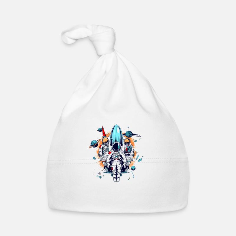 Astronauts Organic Baby Cap
