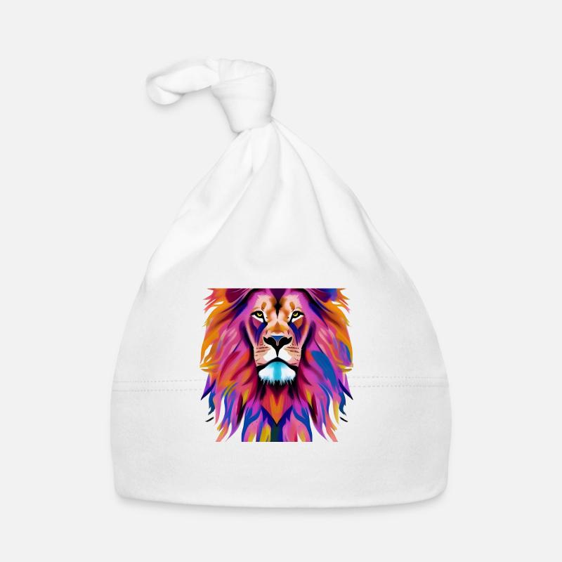 Lion Lion's Head Organic Baby Cap