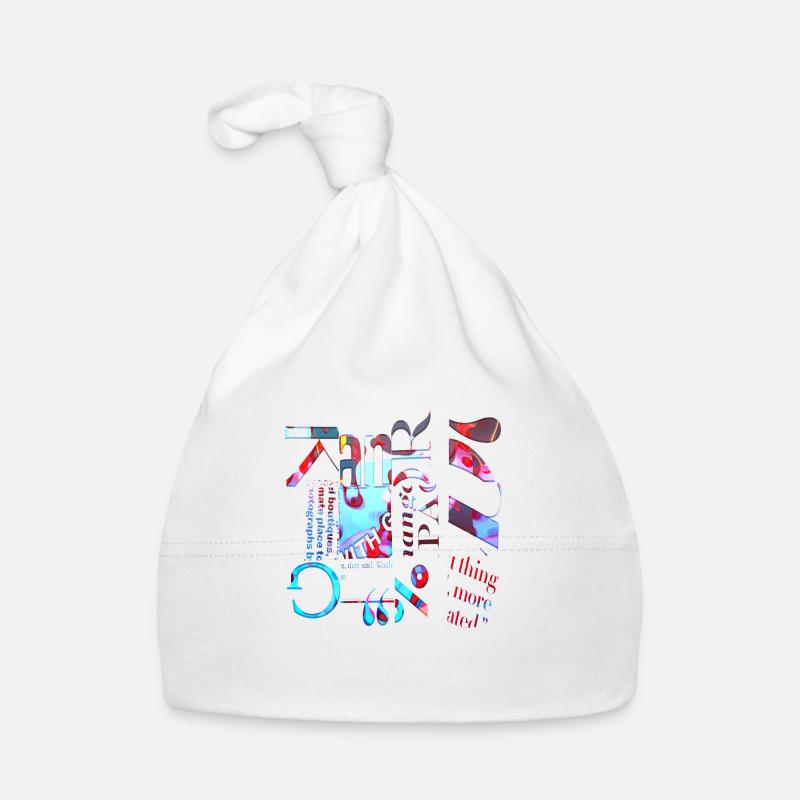 Zeitungsausschnitte Scrapbook Zeitschriften Alphabet Code Baby Bio-Mütze