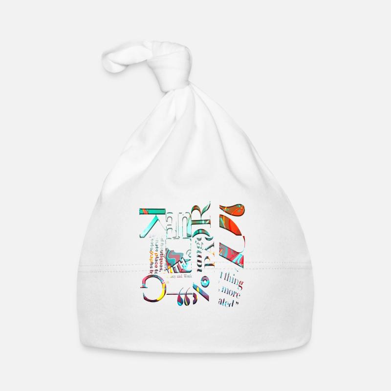 Zeitungsausschnitte Scrapbook Zeitschriften Alphabet Code Baby Bio-Mütze