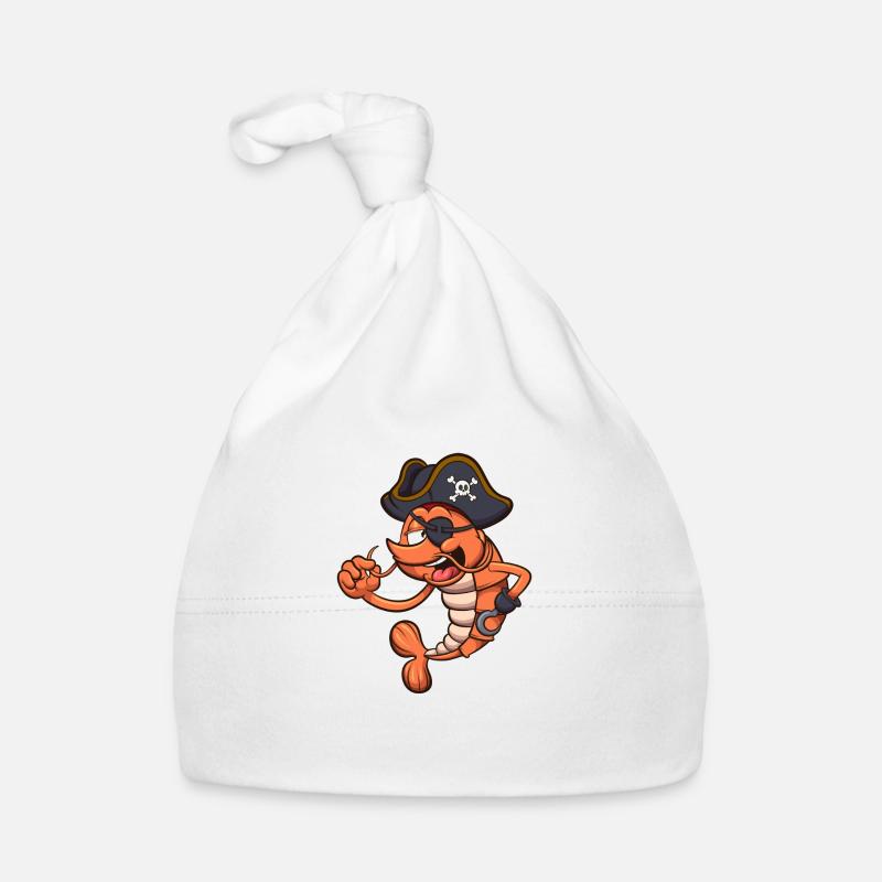 Pirate Shrimp Organic Baby Cap