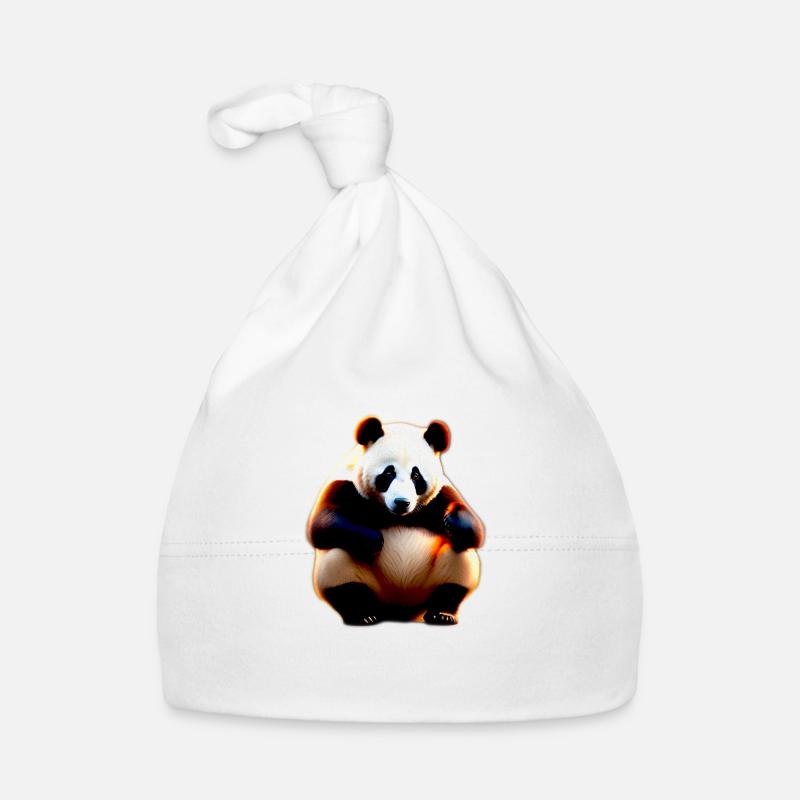 Panda Bär Baby Bio-Mütze