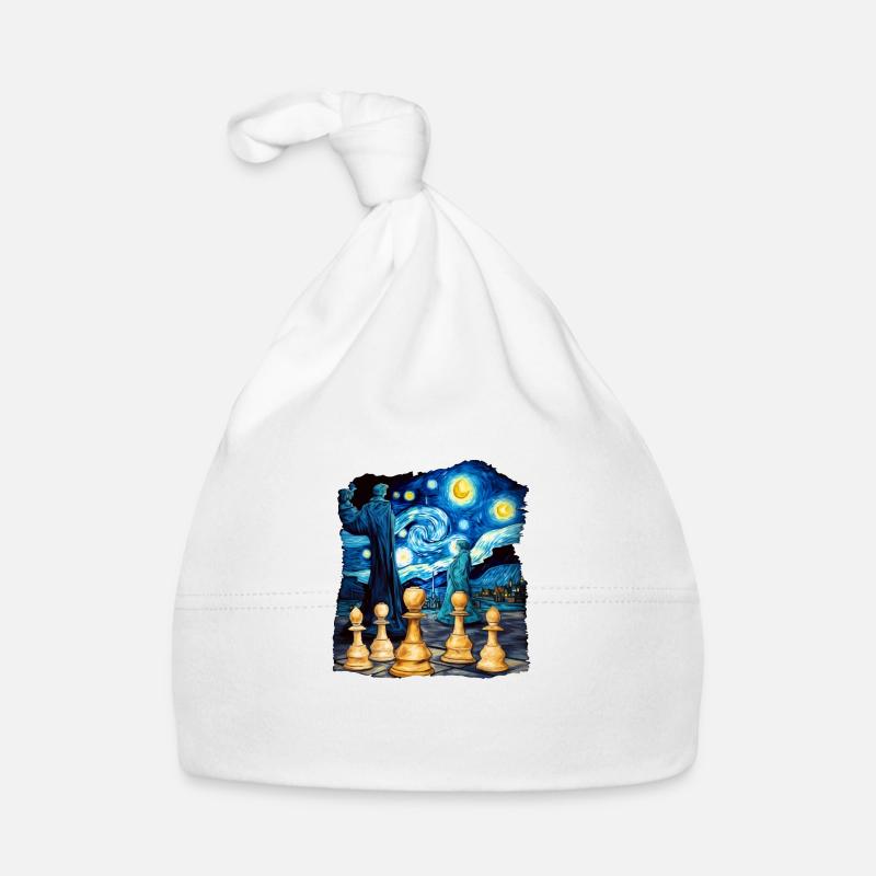 Echecs au clair de lune Bonnet bio Bébé