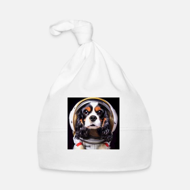 König Charles Cavalier Astronaut Baby Bio-Mütze