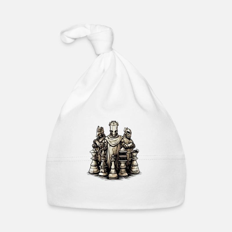 Armée échiquéenne Bonnet bio Bébé