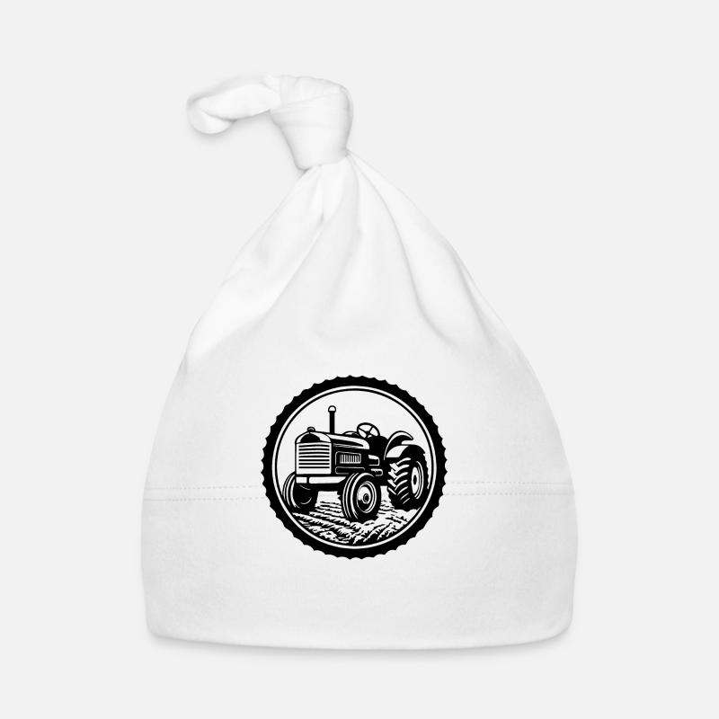 Traktor Baby Bio-Mütze