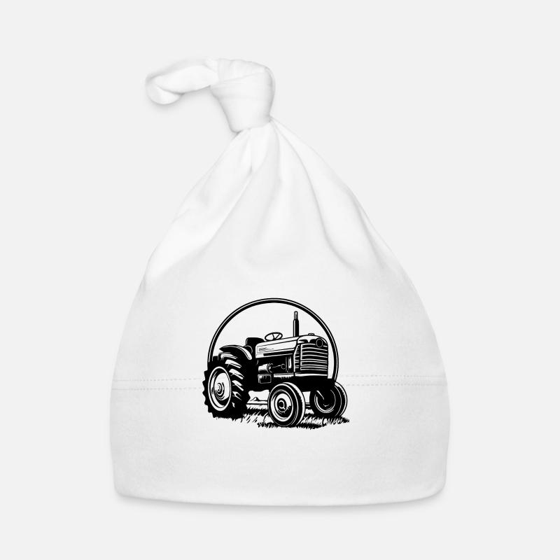 Traktor Baby Bio-Mütze