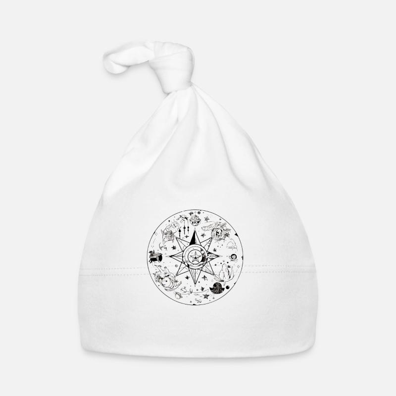 Abstrakter Stern Baby Bio-Mütze