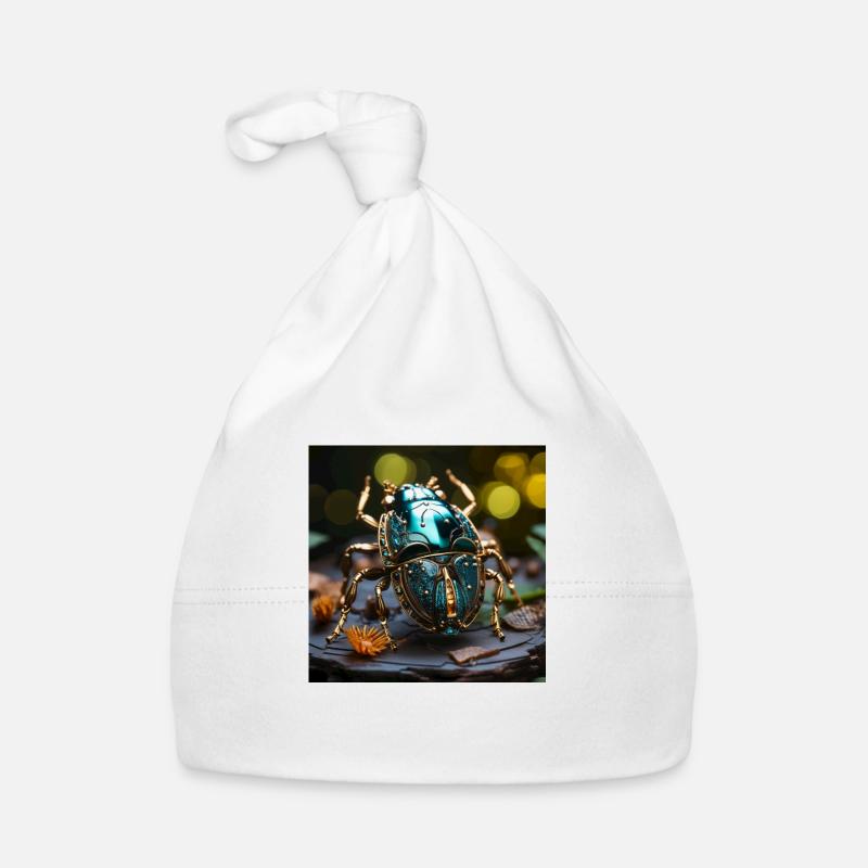 aqua scarab Baby Bio-Mütze