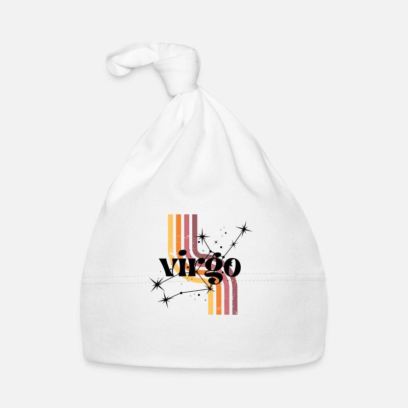 Virgo retro horoscope Organic Baby Cap