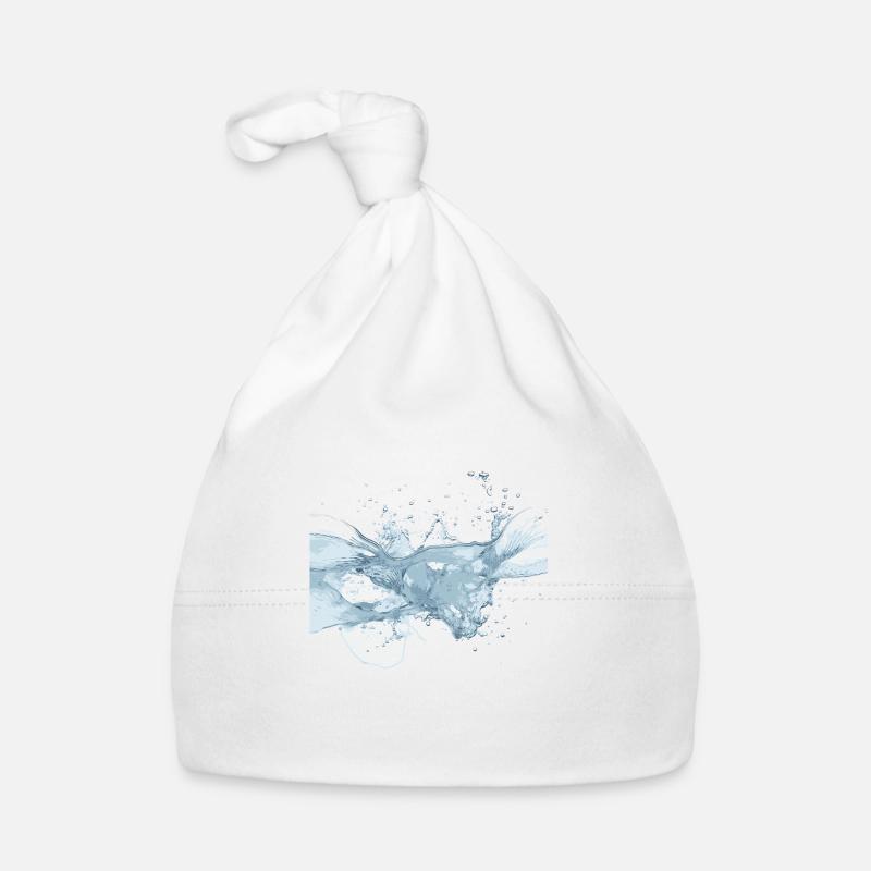 Water splashes! Organic Baby Cap