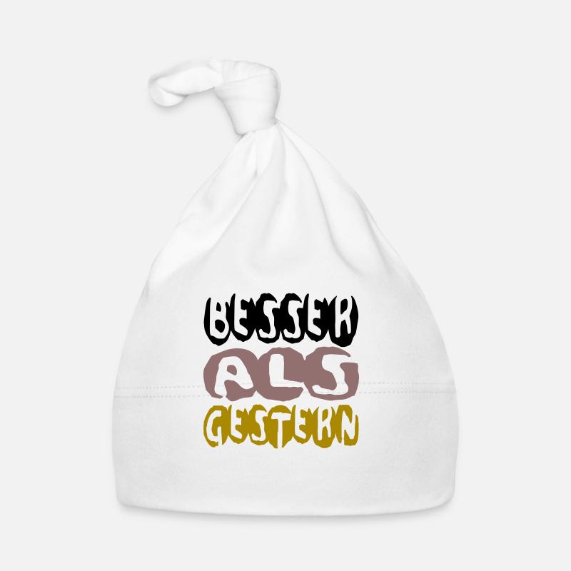 besser als gestern II Baby Bio-Mütze